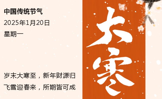 在大寒日眺望春天